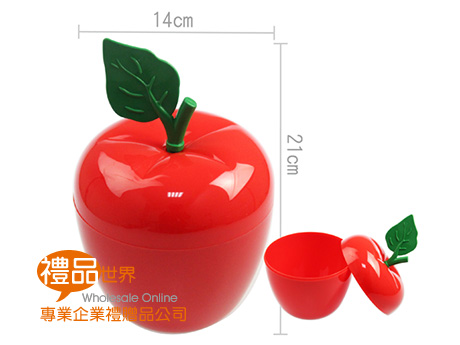  生活創意用品 實用家居用品 可愛紅蘋果糖果盒 喜氣 置物盒 收納盒 台灣禮品 (year13)