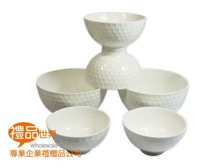 陶瓷 蜂巢淨瓷6件碗組 碗 餐具組