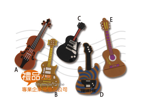    隨身碟 樂器 吉他 PVC 禮物 贈品 造型USB PVC樂器造型隨身碟