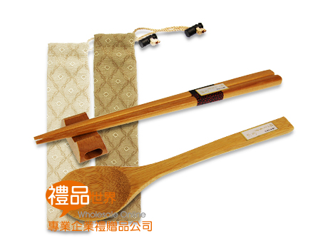    禮品 贈品 此商品為素雅筷袋組 環保筷 環保餐具  筷子  湯匙  免洗餐具