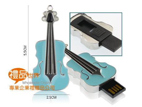  金屬大提琴隨身碟、USB、小提琴、造型隨身碟