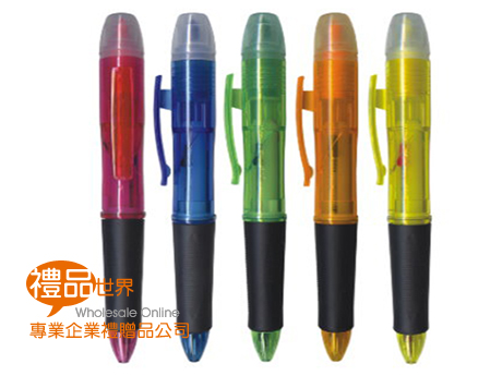   禮品 贈品 禮品公司 此商品為三色筆+螢光筆  廣告筆=原子筆=紀念筆