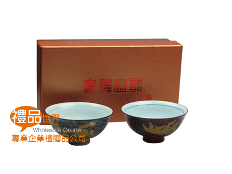 禮品 贈品  禮贈品  富貴金龍雙杯組 中國風(家用)  瓷器禮盒=茶杯組=泡茶=茶具