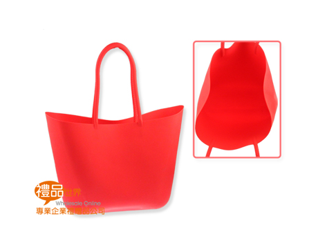 質感矽膠手提袋 購物袋 環保袋 =袋子= 提袋