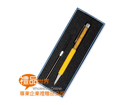 文具用品 黃色晶鑽觸控筆盒組 觸控筆 筆