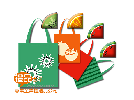   可愛水果收納購物袋、造型購物袋、環保袋、收納袋
