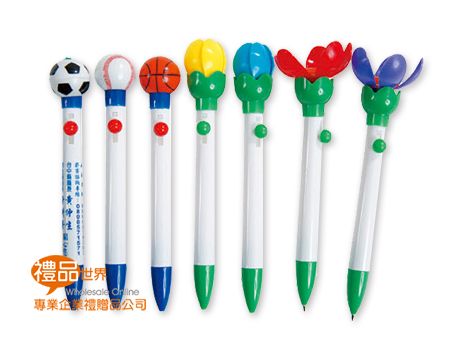 可愛造型彈跳筆、原子筆、造型筆、廣告筆