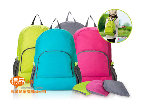     絢色摺疊旅行背包、折疊背包、收納背包、旅行背包