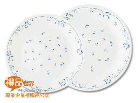 康寧古典藍餐盤2件組 餐盤組 廚房 料理 盤子 餐具